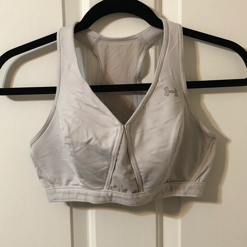 White sports bra
